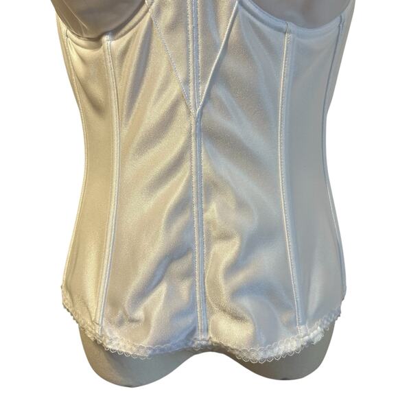 Dominique WHITE Juliette Strapless Longline Corset Size US 36D Barbed Underwire - Picture 9 of 10
